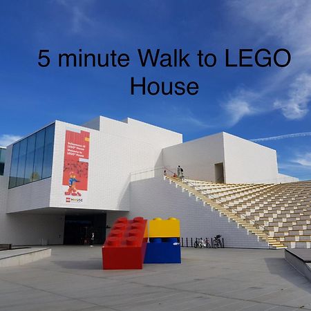 5 Minute Walk To Lego House - 50M2 Cozy Apartment- D Unit Billund Luaran gambar